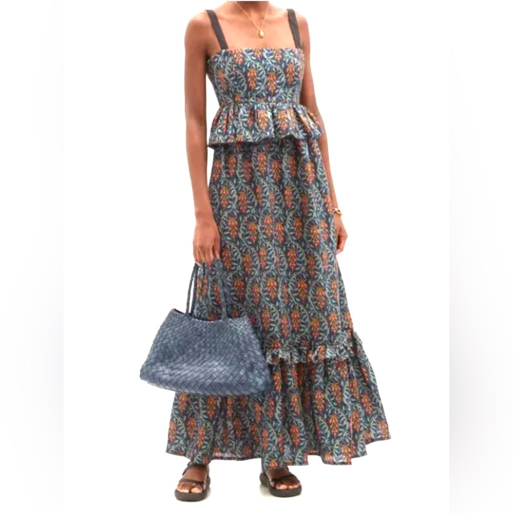NWT Agua by Agua Bendita Cala Maxi Tiered Dress - Picture 4 of 10
